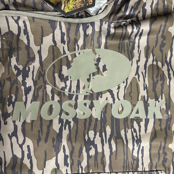 NWT - Mossy Oak Elite Hunting Gear Bottomland Tree Camo Men's Hoodie Size Small - Picture 4 of 9